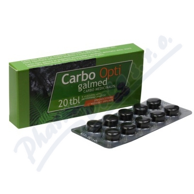 Carbo medicinalis Opti tbl.20x300mg Galmed