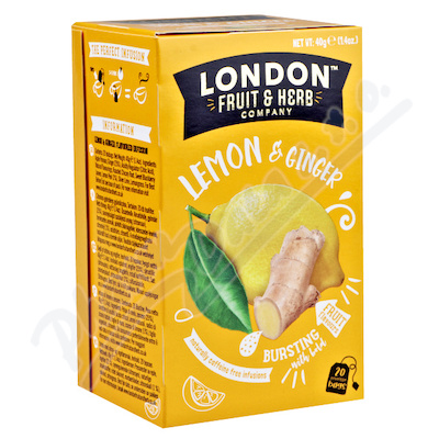 Čaj LFH Citrón se zázvorem 20x2g