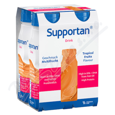 Supportan drink tropické ovoce por.sol.4x200ml