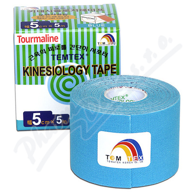 TEMTEX kinesio tejp.Tourmaline modrá 5cmx5m