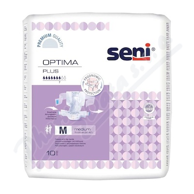 Seni Optima Plus Medium inkon.plenk.kalhotky 10ks