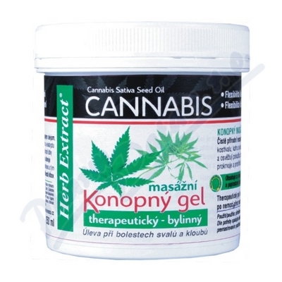 Cannabis Konopný masážní gel 250ml