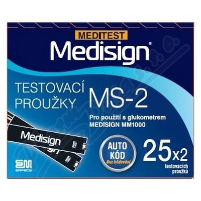 Test.proužky Meditest Medisign MS-2 50ks