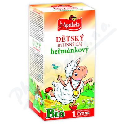 Apotheke Dětský čaj BIO heřmánkový 20x1g