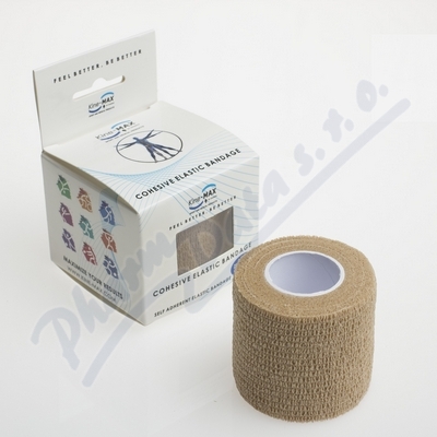 KineMAX Cohesive elast.samofix. 5cmx4.5m tělové