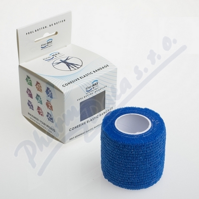 KineMAX Cohesive elast.samofix. 5cmx4.5m modré