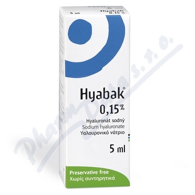 Hyabak 0.15% gtt.oph.5ml