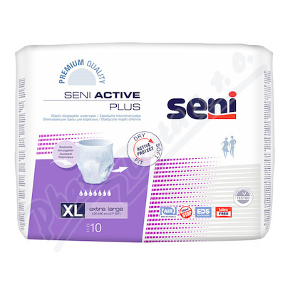 Seni Active Plus inkon.plen.kalhotky XL 10ks