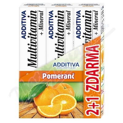 Additiva Multivitamin+mineral Pomera.šum.tbl.3x20