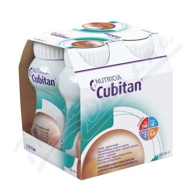 Cubitan s př.čokoládovou por.sol.4x200ml