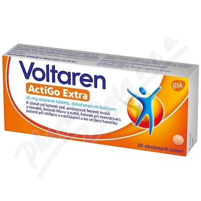 Voltaren Actigo Extra 25 mg tbl.obd. 20 CZ