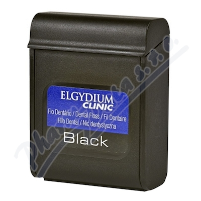 ELGYDIUM Clinic dentální nit černá
