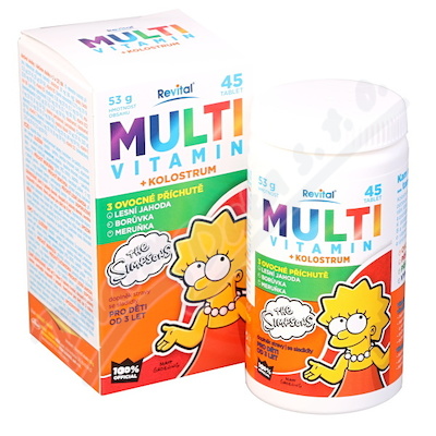 The Simpsons Multivitamin+kolostrum tbl.45