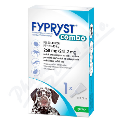 Fypryst combo spot-on pro psy 20-40kg 1x2.68ml