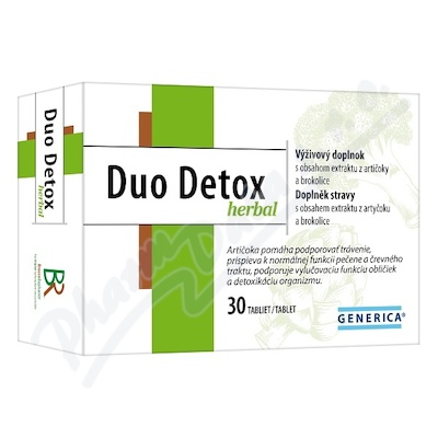 Duo Detox herbal tbl.30 Generica