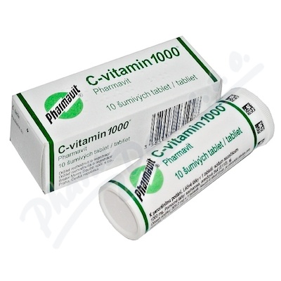 C-vitamin 1000 Pharmavit tbl.eff.10x1000mg