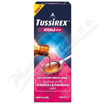 Tussirex sirup na kašel 120ml