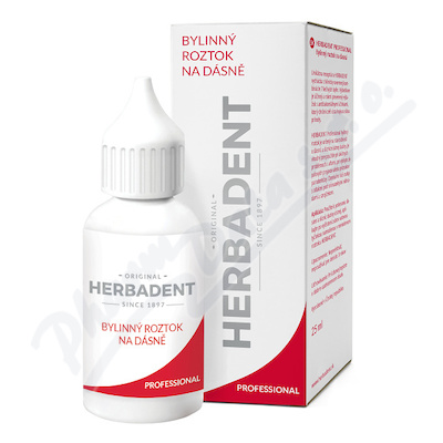 HERBADENT PROFESSIONAL bylin.roztok na dásně 25ml