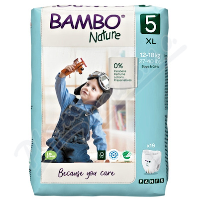 Bambo Nature Pants 5 navl.pl.k.trenink12-18kg 19ks