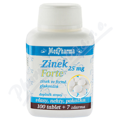 MedPharma Zinek 25mg Forte tbl.107