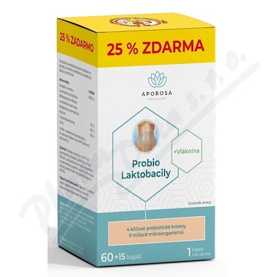 APOROSA Probio Laktobacily cps.60+15