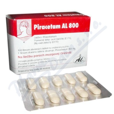 Piracetam AL 800 tbl.obd.100x800mg