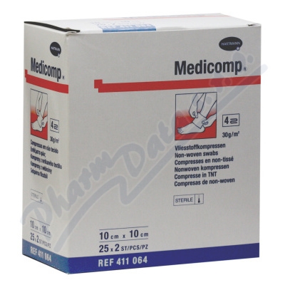 Kompres Medicomp ster.10x10cm 25x2ks