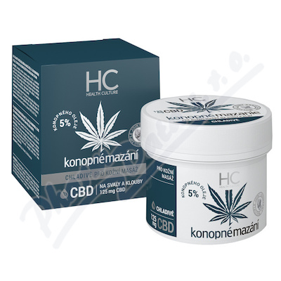 Konopné mazání chladivé s CBD 125ml