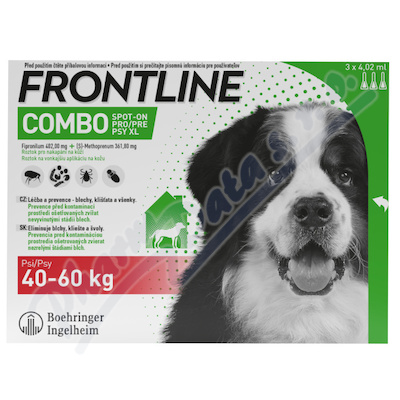 Frontline Combo Spot on Dog 40-60kg pipet.3x4.02ml