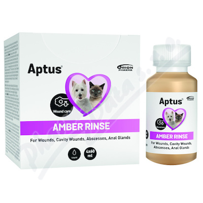 APTUS Amber Rinse oplach ran psy/kočky 4x60ml