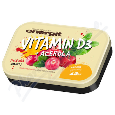 Energit Vitamin D3+acerola tbl.42