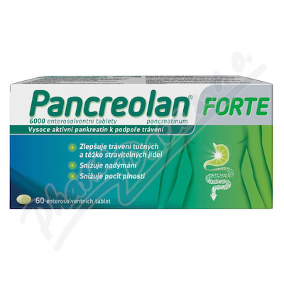 Pancreolan FORTE 6000U tbl.ent.60