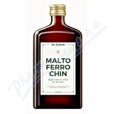 Dr.Svatek MALTOFERROCHIN Medicinální víno 500ml