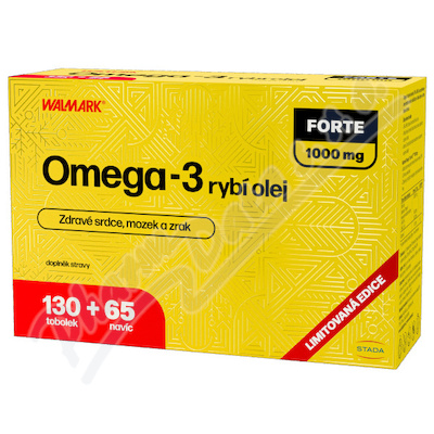 Walmark Omega 3 Forte 1000mg tob.130+65 Promo 2025