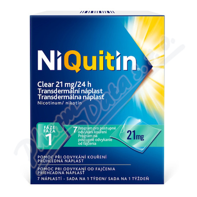 Niquitin Clear 21mg/24h tdr.emp.7