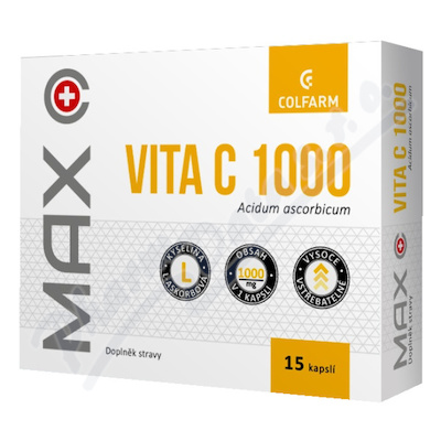 COLFARM MAX Vita C 1000mg cps.15