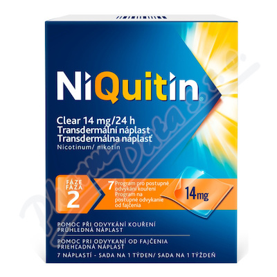 NiQuitin Clear 14mg/24h tdr.emp.7