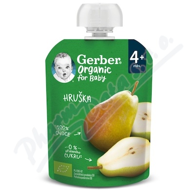 Gerber Kapsička hruška BIO 90g 6M