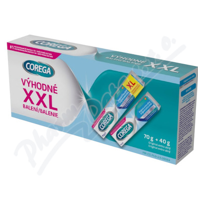 Corega Original extra silný fix.krém XXL 70g+40g