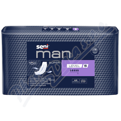 Seni Man Super inkon.vložky Level 5 15ks