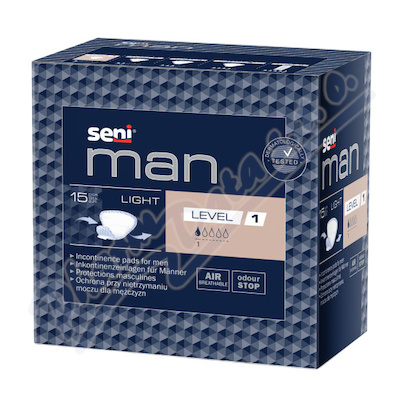 Seni Man Light inkon.vložky Level 1 15ks