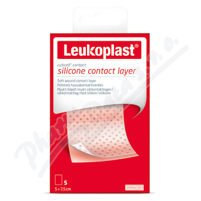 Leukoplast Cuticell Cont.5x7.5cm 5ks tran.sil.mř.