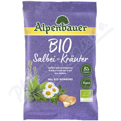 Alpenbauer Bonbóny Šalvěj-bylinky BIO 90g