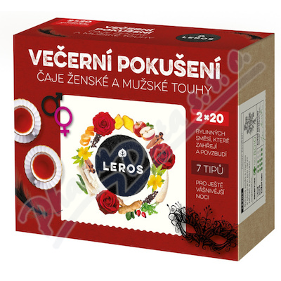 LEROS Večerní pokušení 2x20 sáčků