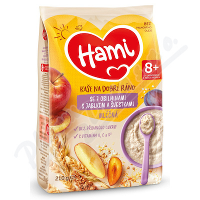 Hami Ml.kaše na dobré ráno 7obil.jab.švest.210g 8M