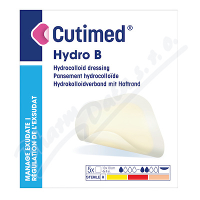 Cutimed Hydro B 10x10cm hydrokoloidní krytí 5ks