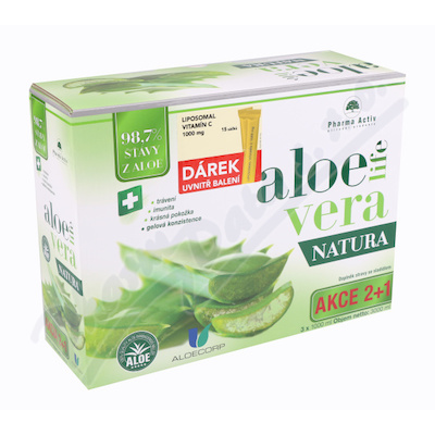 AloeVeraLife NATURA 3x1000ml + LIPO vit.C 15 sáčků