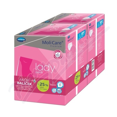 MoliCare Lady Pants inkont.7 kap.L duopack2x7ks