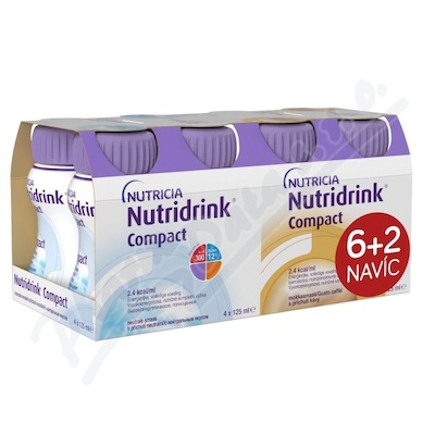 Nutridrink Compact 6+2 (neutral-káva) 8x125ml