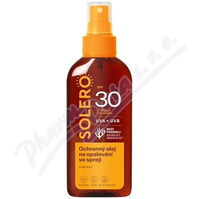SOLERO Ochranný olej na opal.ve spreji SPF30 150ml